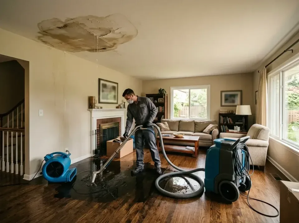 attic-pipe-burst-ceiling-drip-008 — frequently asked questions, Water Damage Restoration & Carpet Care in Onalaska, WI